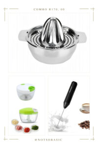 Fruit squeezer, frother, manual cutter, cooking, kitchenware, easy to store, portable, juicer, cutter, coffee frother