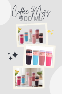 Coffee mugs, tea mugs, winter mugs, colourful mugs, easy to use, no leak, leak proof, under R 100 mugs, gifts